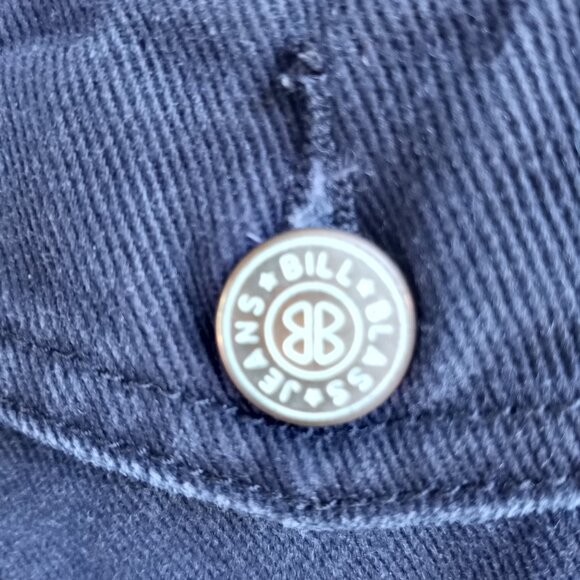 vintage Bill Blass black denim trucker jacket - Picture 3 of 9